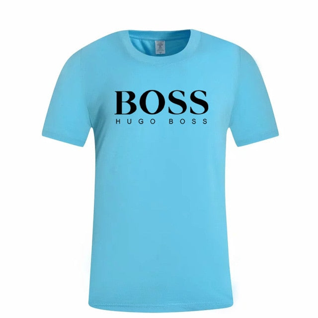 Letter Printed T shirt Men Fashion Short Sleeve T-shirt