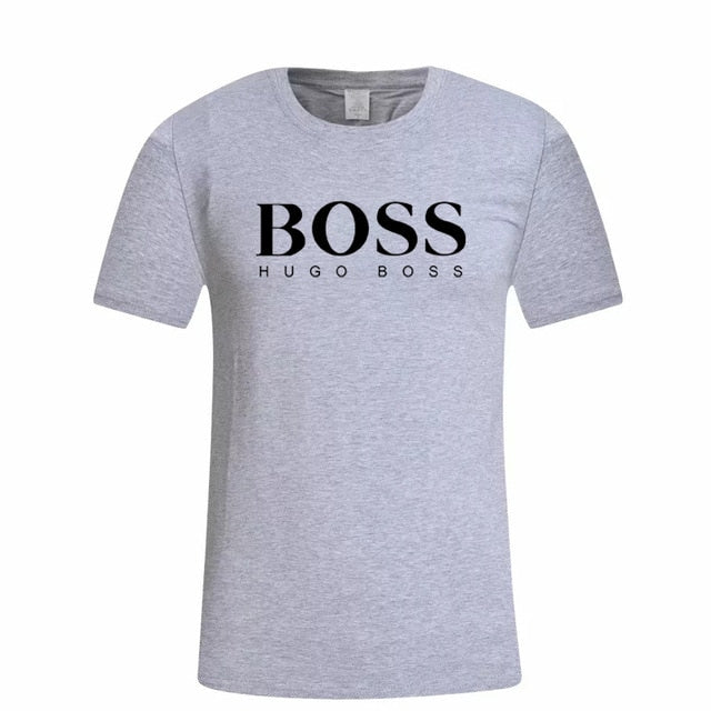 Letter Printed T shirt Men Fashion Short Sleeve T-shirt