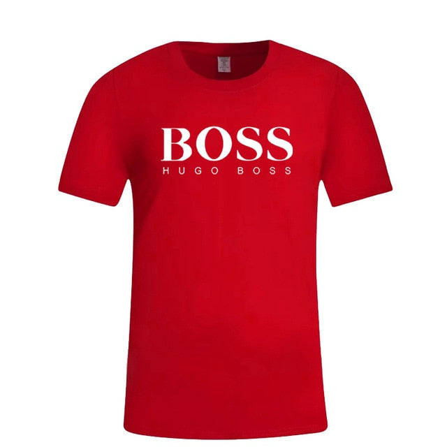 Letter Printed T shirt Men Fashion Short Sleeve T-shirt