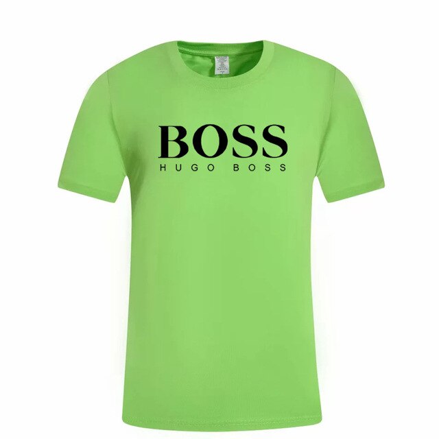 Letter Printed T shirt Men Fashion Short Sleeve T-shirt