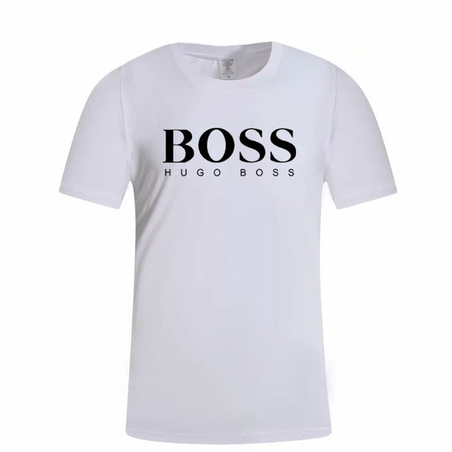 Letter Printed T shirt Men Fashion Short Sleeve T-shirt