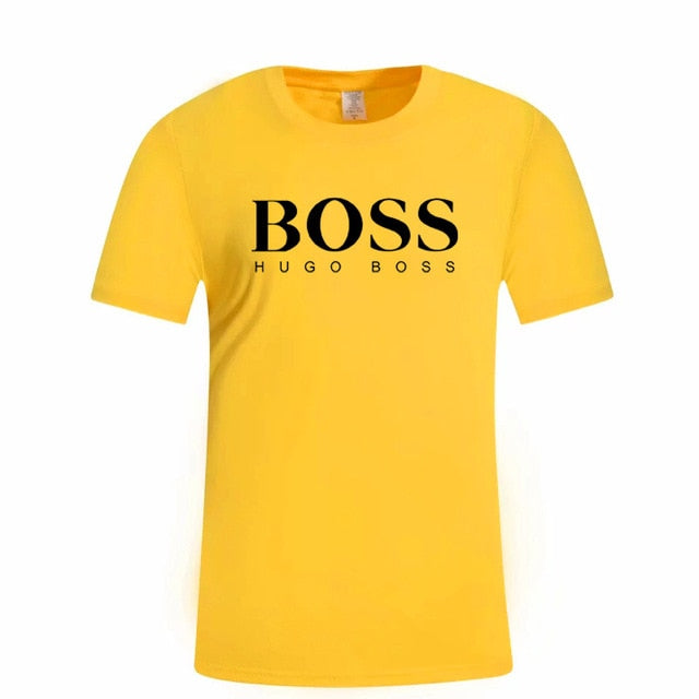 Letter Printed T shirt Men Fashion Short Sleeve T-shirt